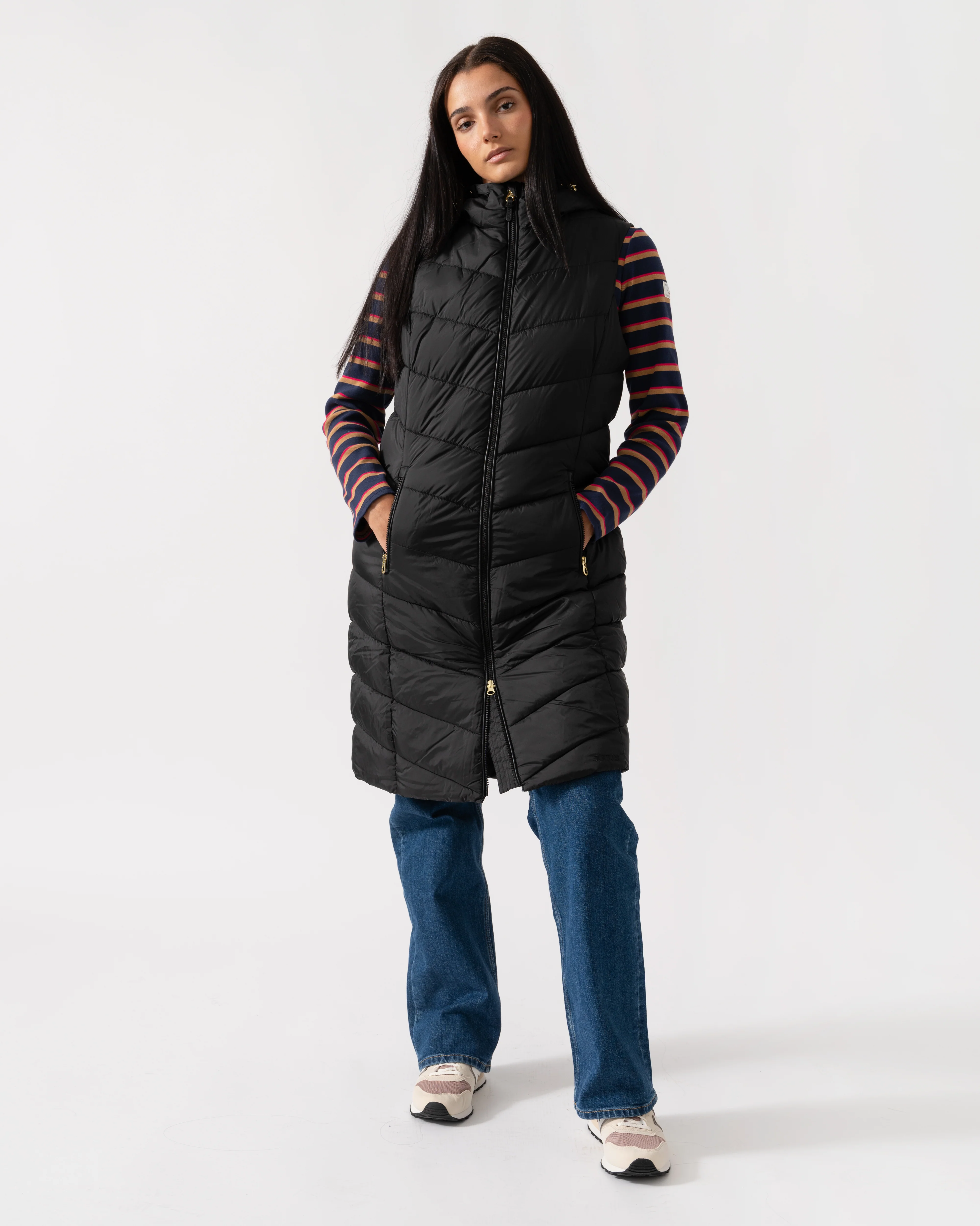 Joules Moorsdale Gilet Womens Gilets - Black