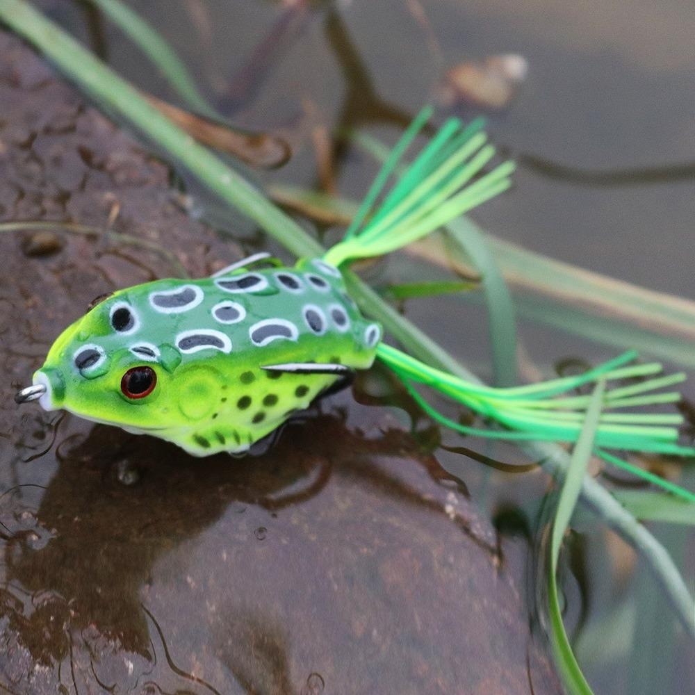 LChome Bass Fishing Lures Fishing Accessories Frog Fishing Lure Bait Hooks Bass Carp Fishing Gear