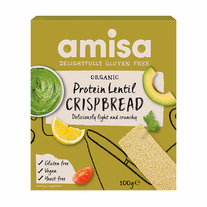 AMISA/HILDEGARD Amisa Organic Protein Lentil Crispbread 100g