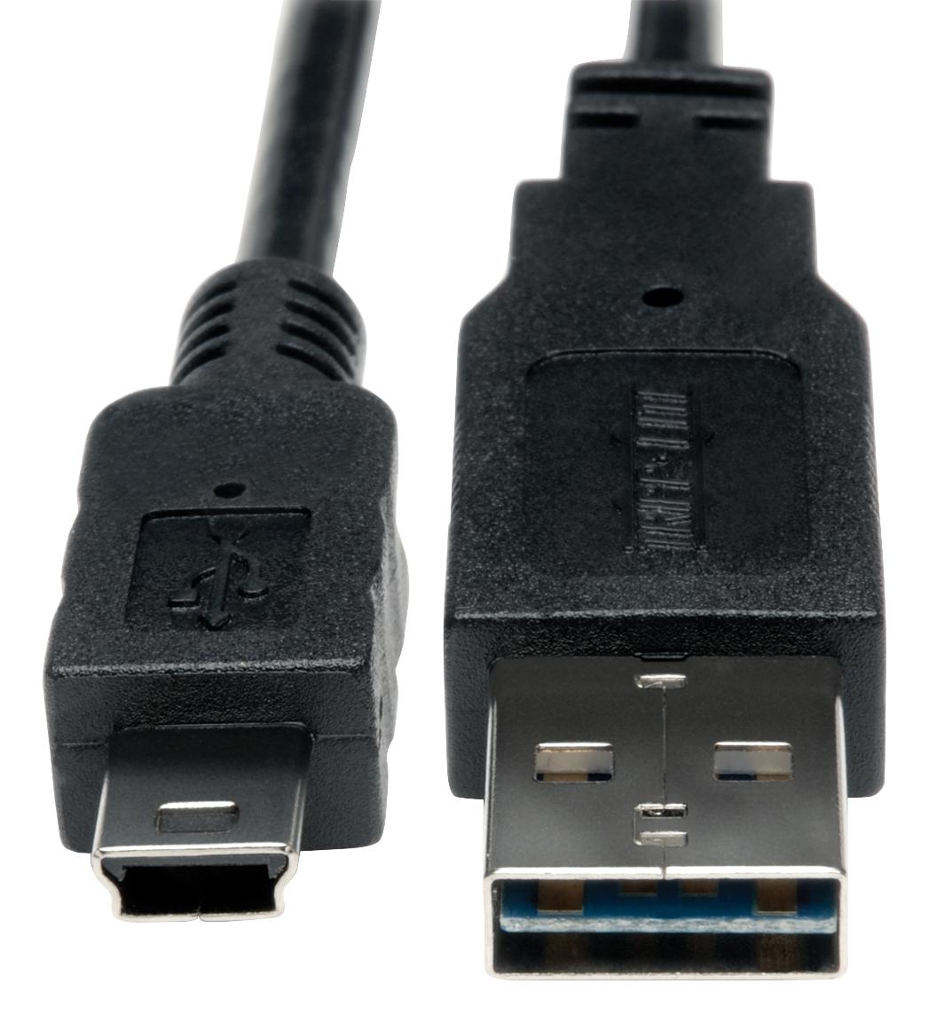 Tripp-Lite Eaton Tripp Lite Ur030-001 Usb Cable, 2.0 Type A-Mini B Plug, 1Ft
