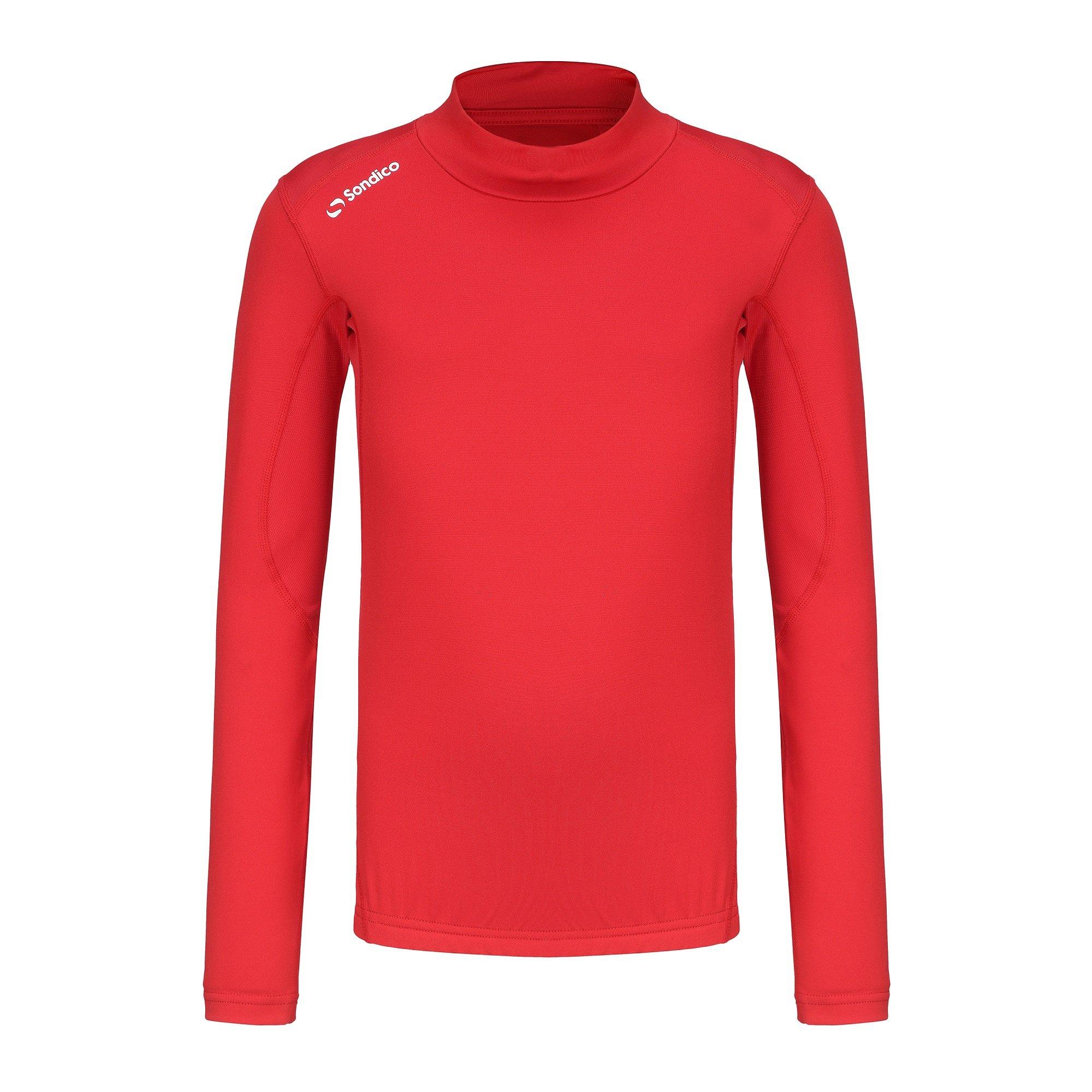 Sondico Mock Neck Baselayer Juniors - Red