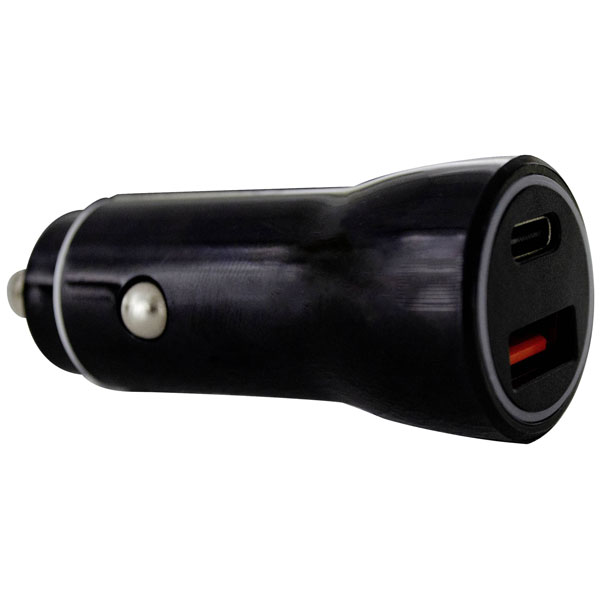 IWH 019054 Iwh Car Charger Quick Dual Usb-c 3a 12v 24v Automotive ...