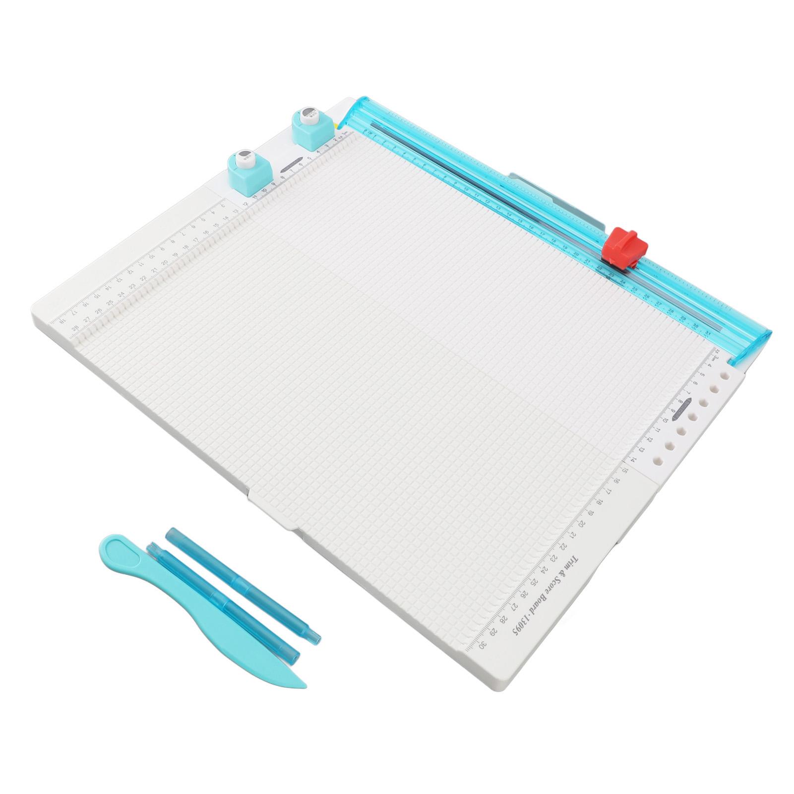 TOMTOP JMS Paper Trimmer Scoring Board Craft Paper Cutter Folding Scorer 7 in 1 Multifunctional Scoring Paper
