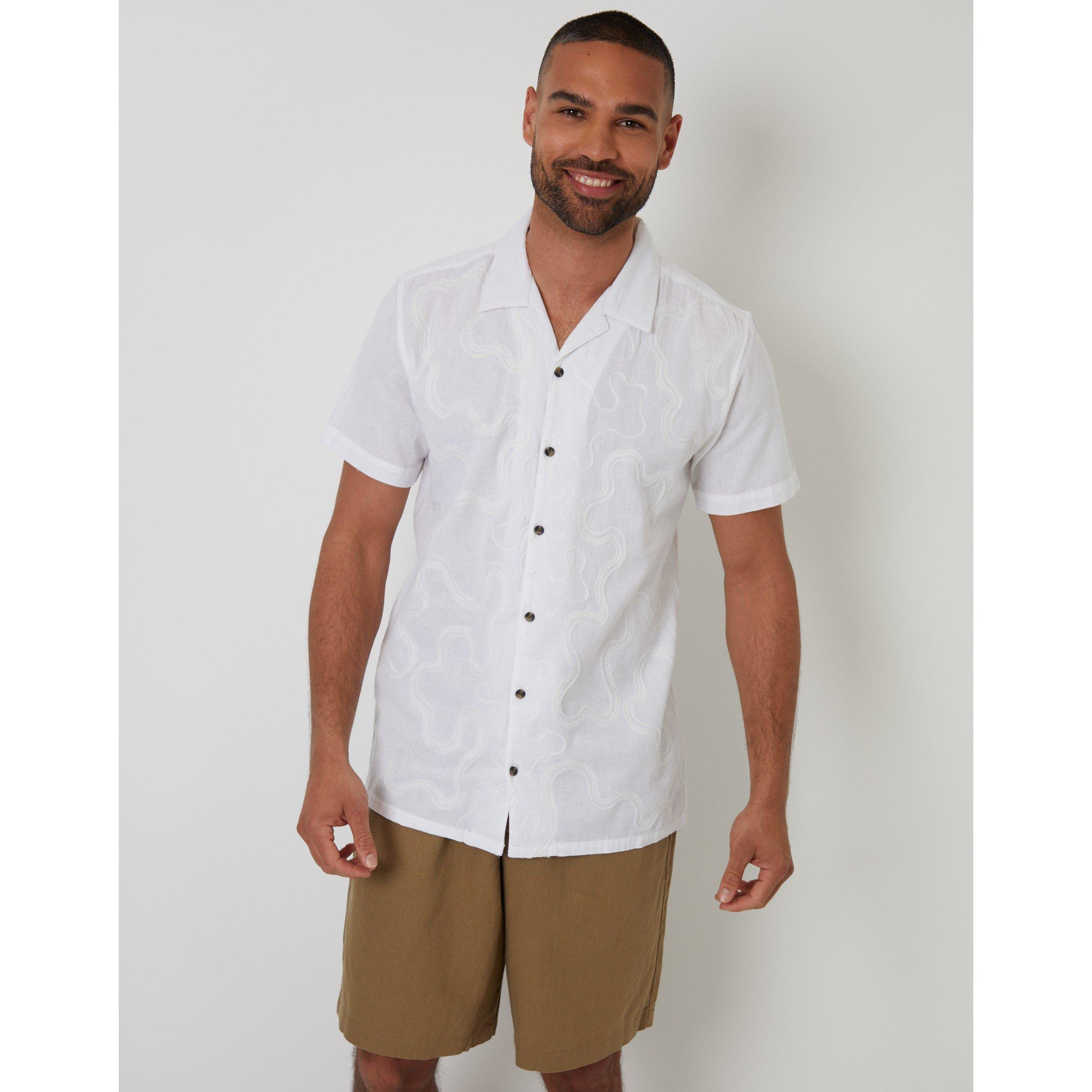 Threadbare Sht Ss Avalwood - White