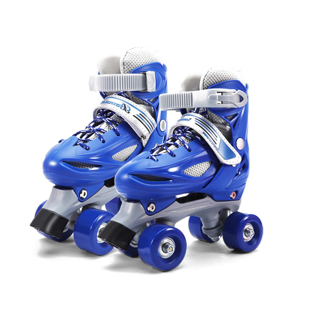 Wosawe Outdoor Sports Breathable Skating Shoes Kids Beginner Roller Skating Shoes Stable Children Skates Adjustable Szie XS