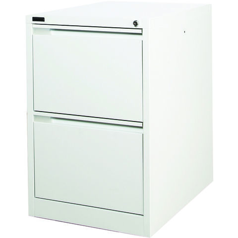 STEELCO Steelco 2DFCM 2 Drawer Filing Cabinets (Light Grey)