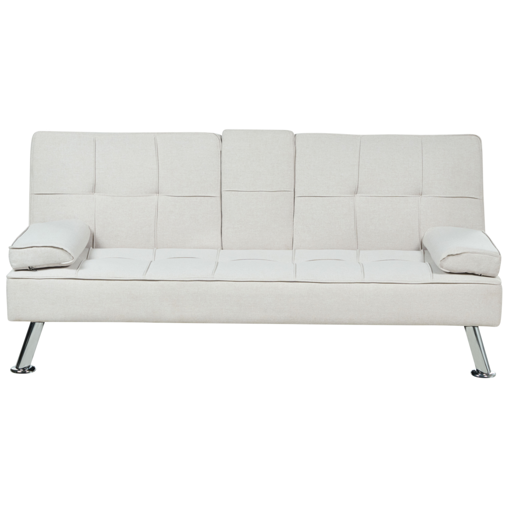 Beliani Modern Sofa Bed Roxen Light Beige