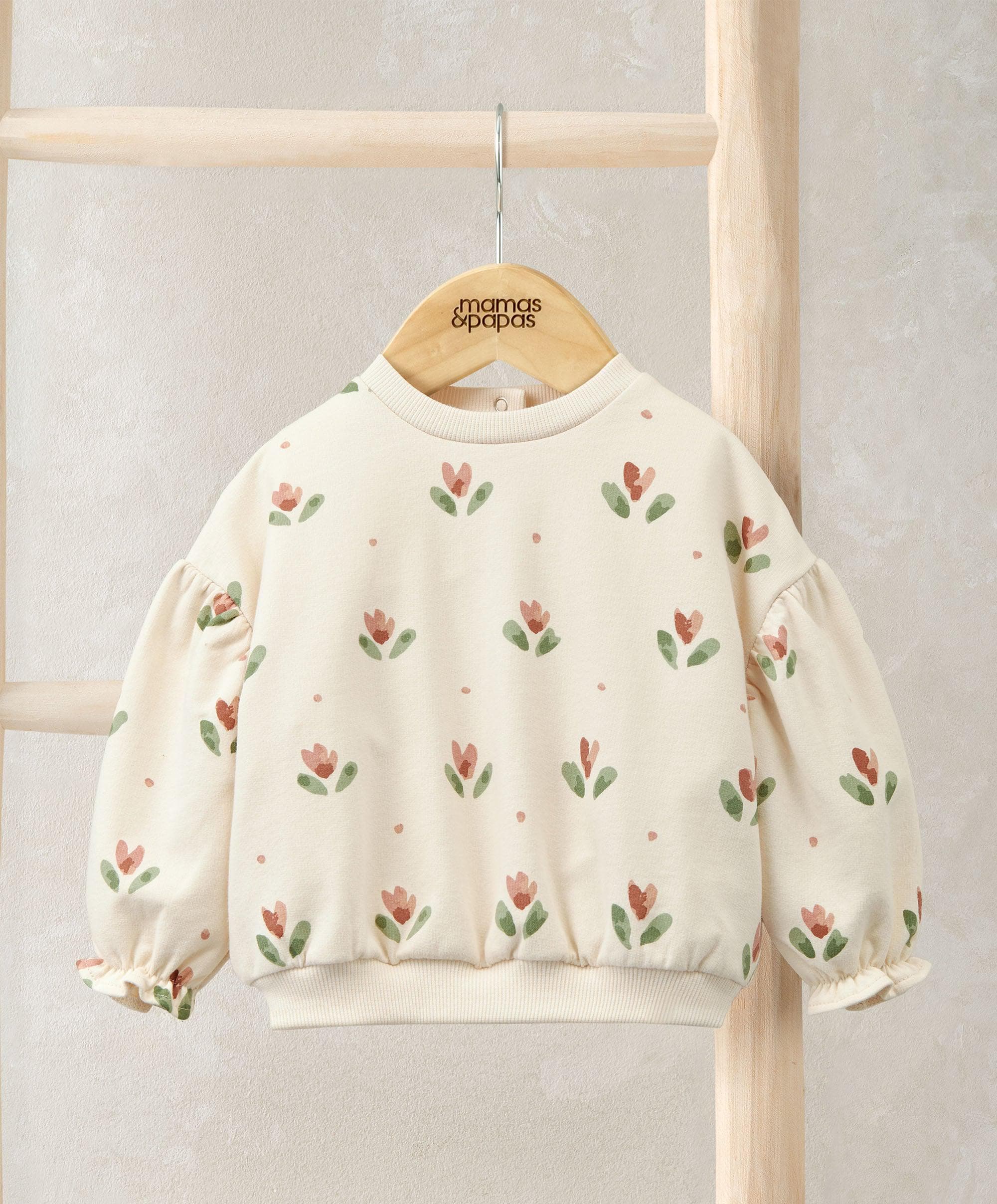 Mamas & Papas Bloom Spot Sweatshirt – Floral