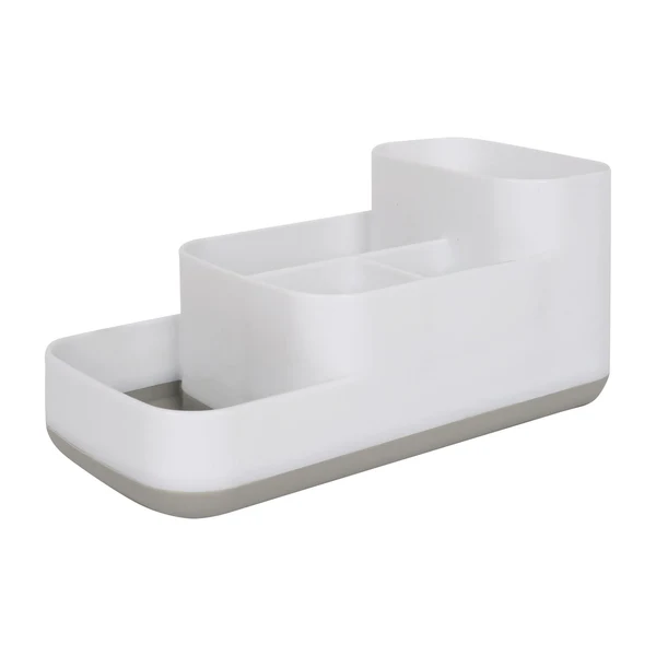 ASHLEY Plastic Toothbrush Holder - White - Pack Of 1