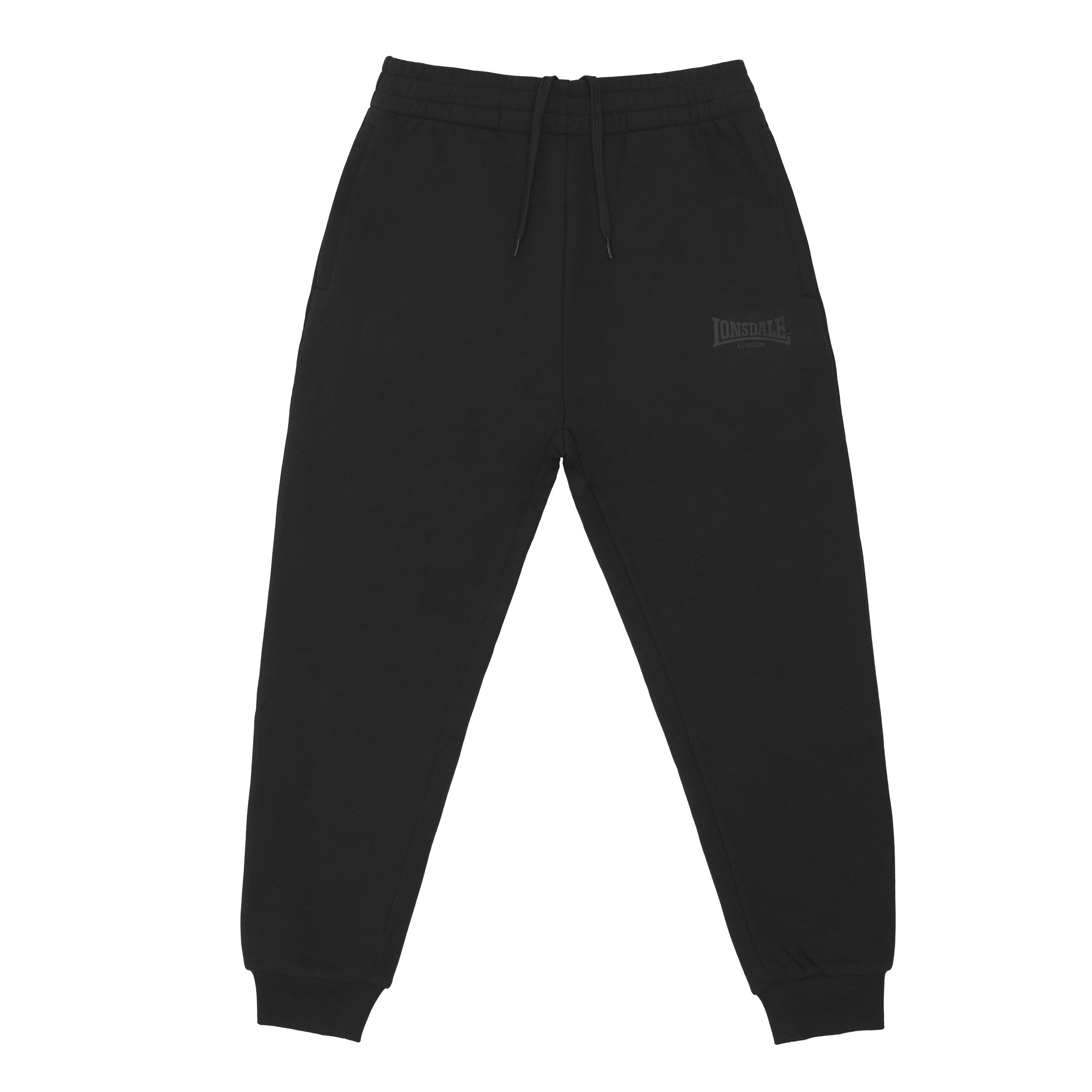 Lonsdale Fight Jogging Pants Mens - Black M