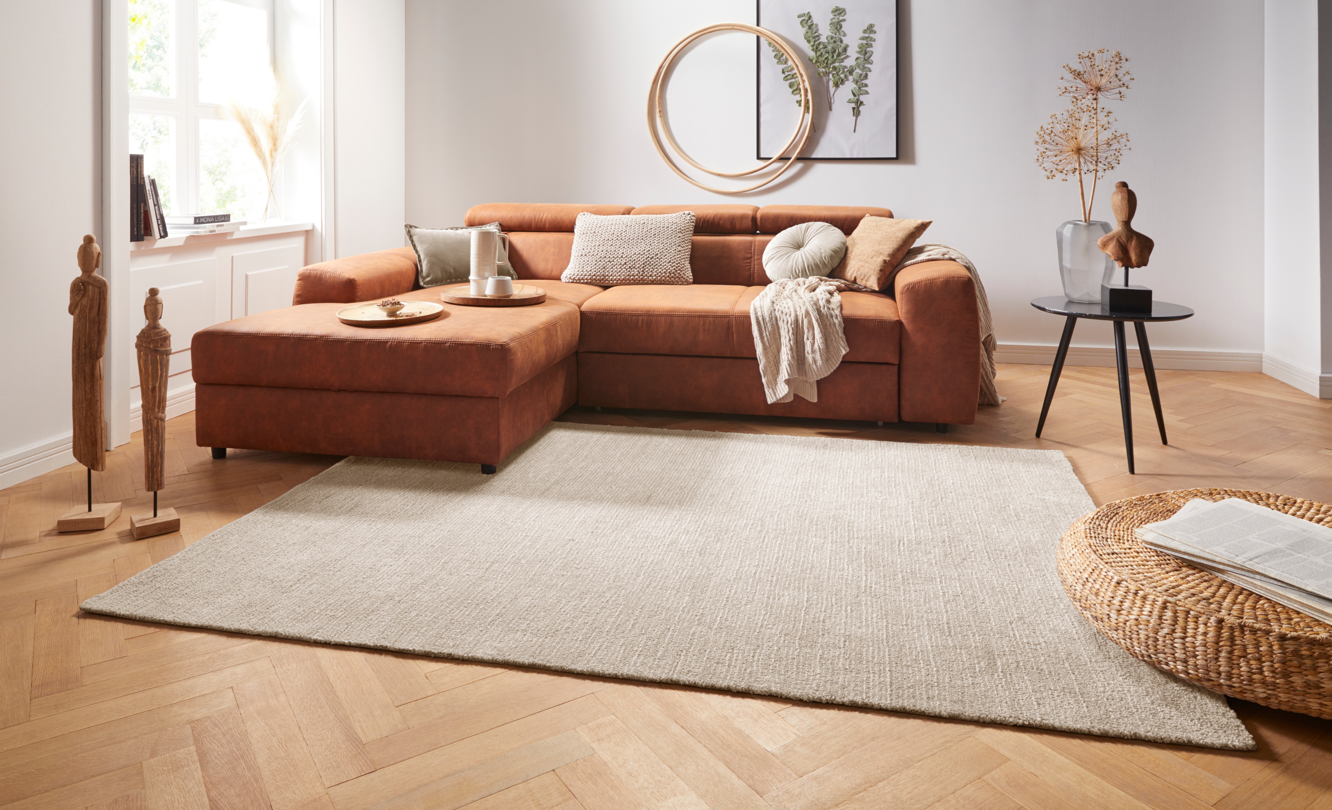 MINT RUGS Cloud Tufted Beige Rug white