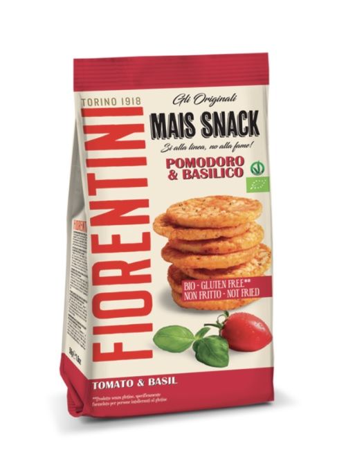 Fiorentini Alimentari Spa Fiorentini Organic Mini Mais Snack Tomato 50g