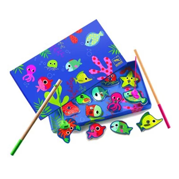Djeco Colourful Magnetic Fishing Game