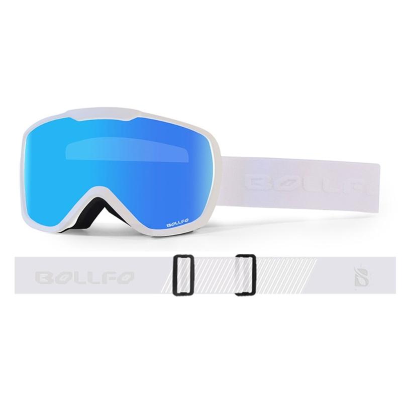 Binchi Keji Travel Ski Goggles UV-Protection Snowboard Goggles Anti-fog Double Layers Ski Goggles blue