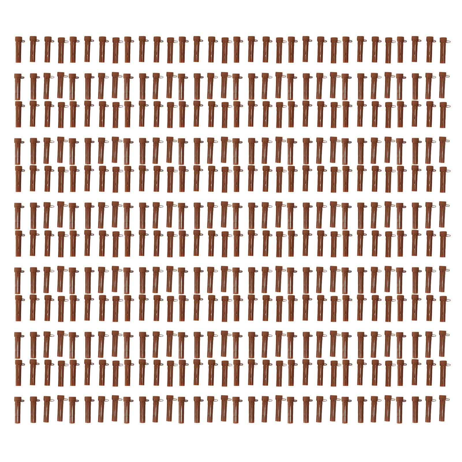 Aroma 500pcs Microcentrifuge Tube Professional Clear Polypropylene 1.5ml Centrifuge Tube with Snap Cover flat bottom brown