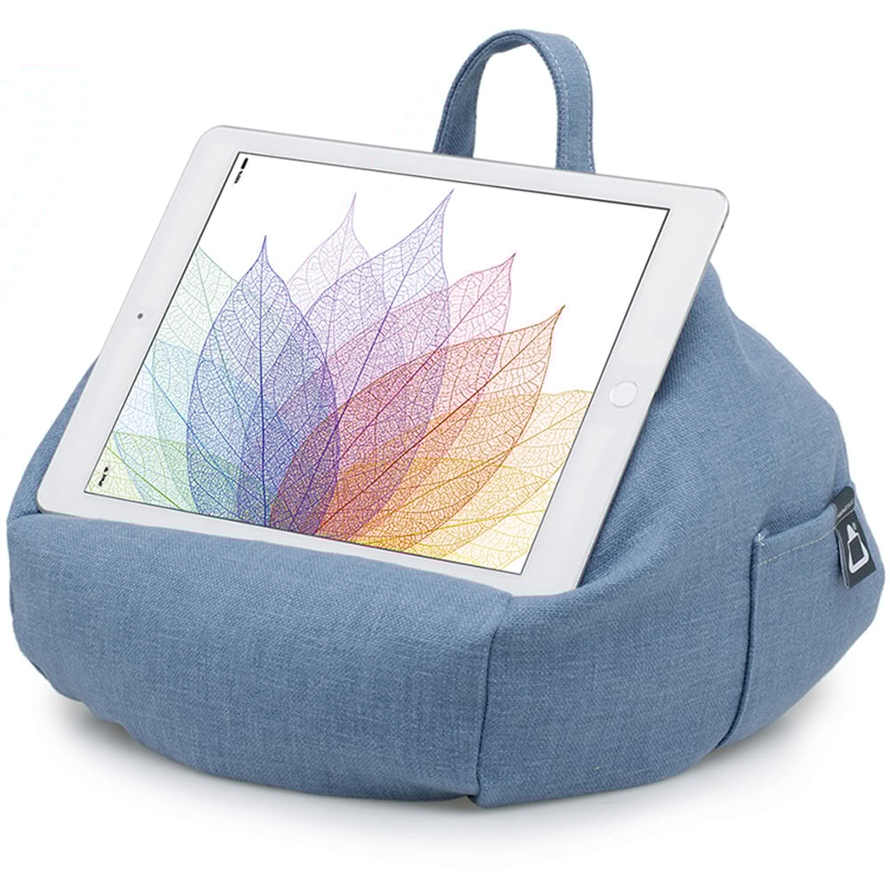 JML IBEANI Bean Bag Tablet Stand - Denim Blue, Blue