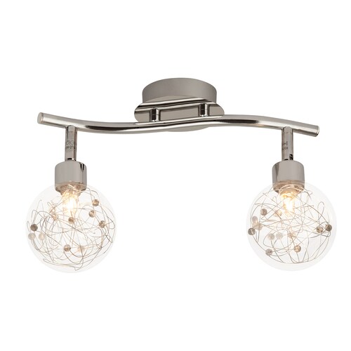 Brilliant 2-bulb ceiling light Joya