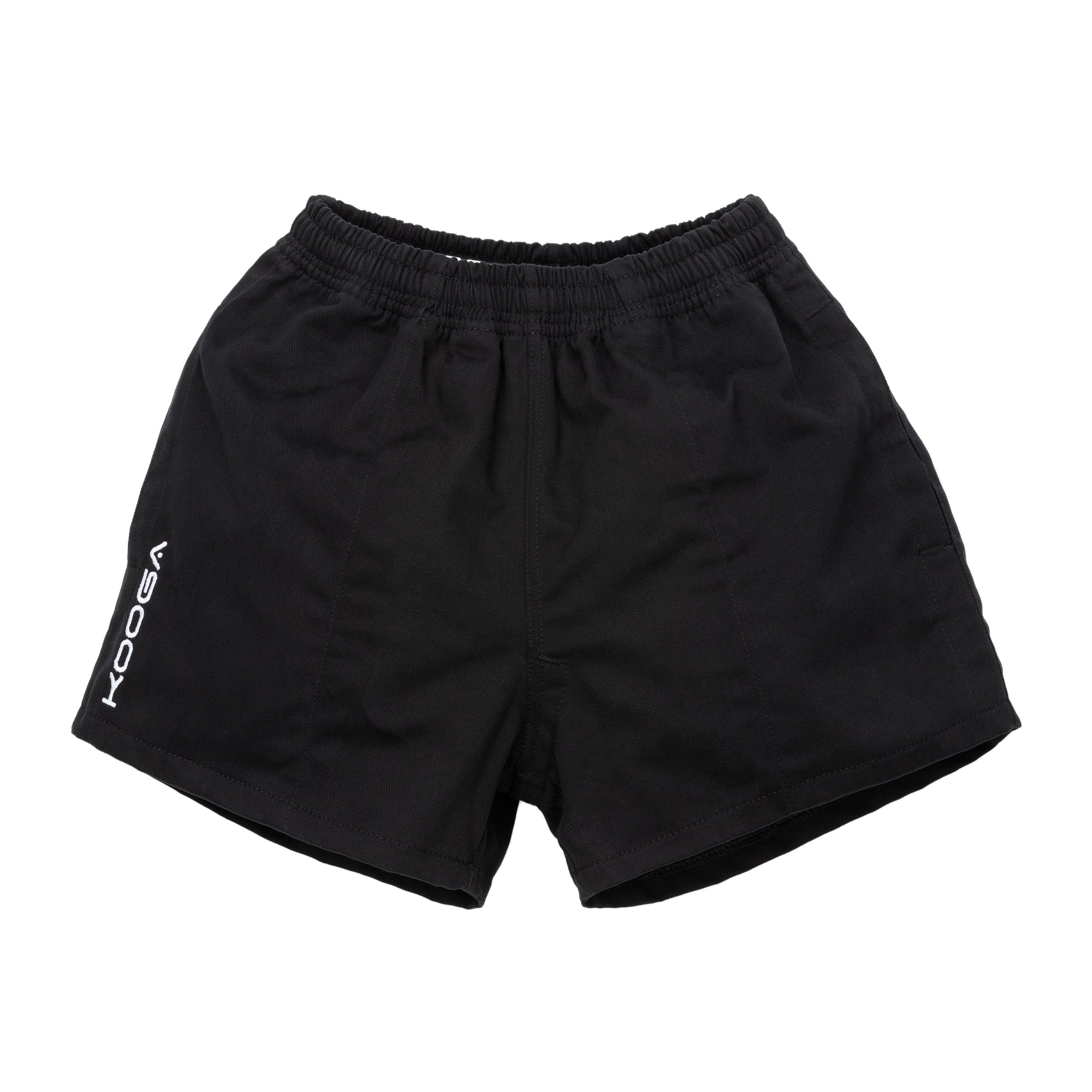 Kooga Junior Rugby Training Shorts - Black