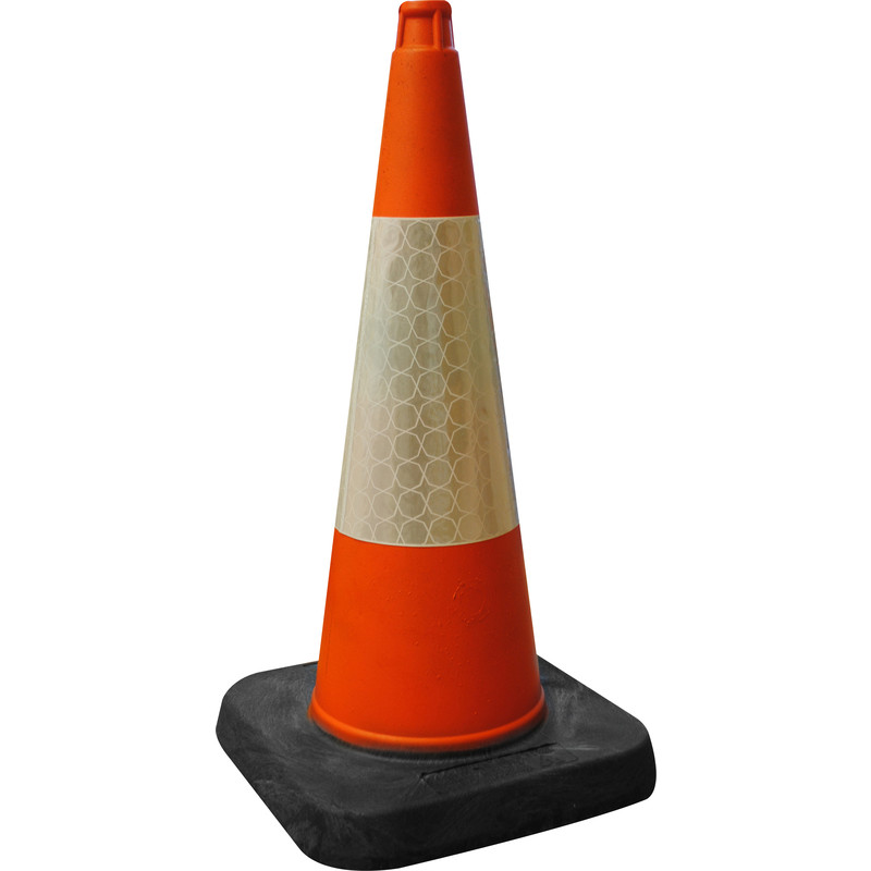 Melba Swintex Thermoplastic Traffic Cone 750mm in Orange