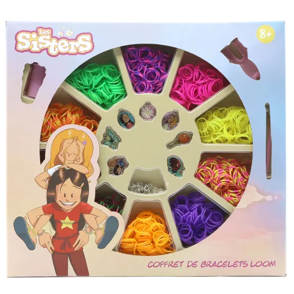 La Grande Recre Coffret bracelets Loom Les Sisters