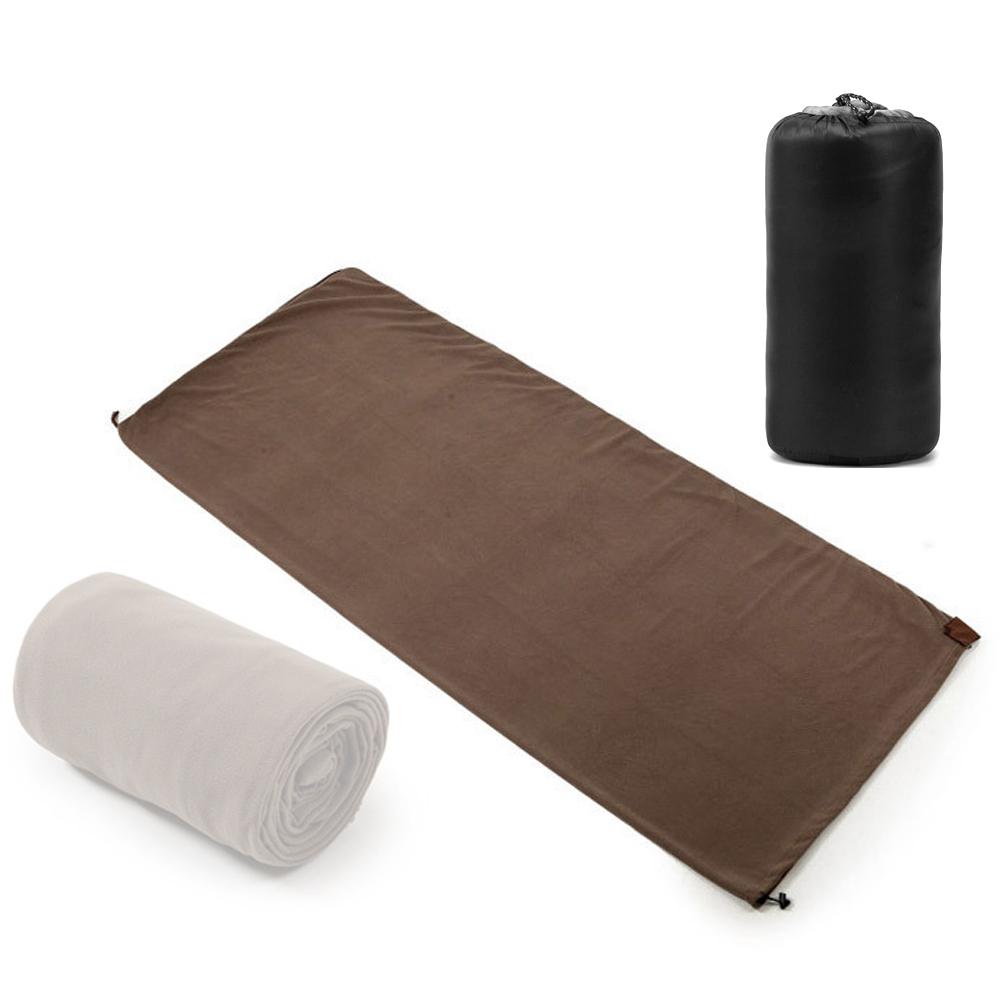 TOMTOP JMS Outdoor Sleeping Bags Portable Emergency Sleeping Bag Light-weight Fleece Sleeping Bag for Camping