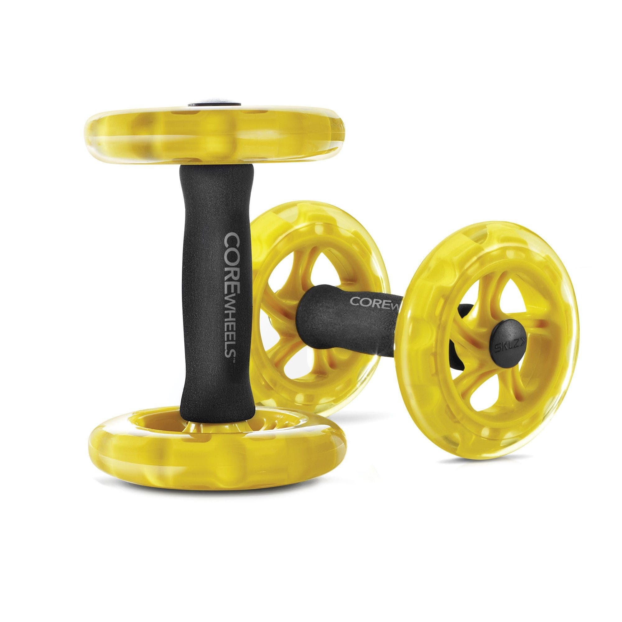 Sklz Ab Trainer Core Wheels Yellow and Black