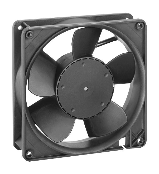 EBM-PAPST 5200 N Series Axial Fan, 24 V dc, DC Operation, 252m³/h, 9.8W, 127 x 127 x 38mm