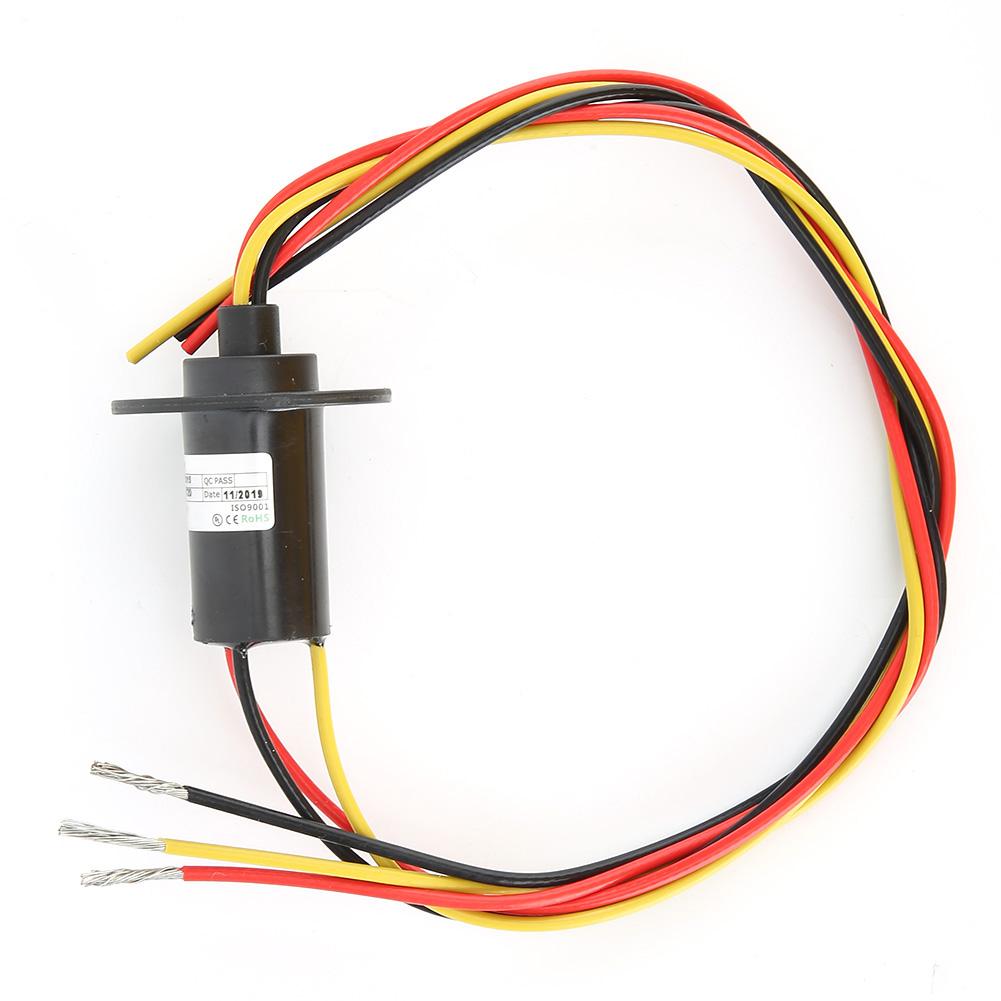 Koogeelife Mw1320 Conductive Slip Ring 3 Wires 20a Current Slip Ring Conductor 150rpm Rated Speed