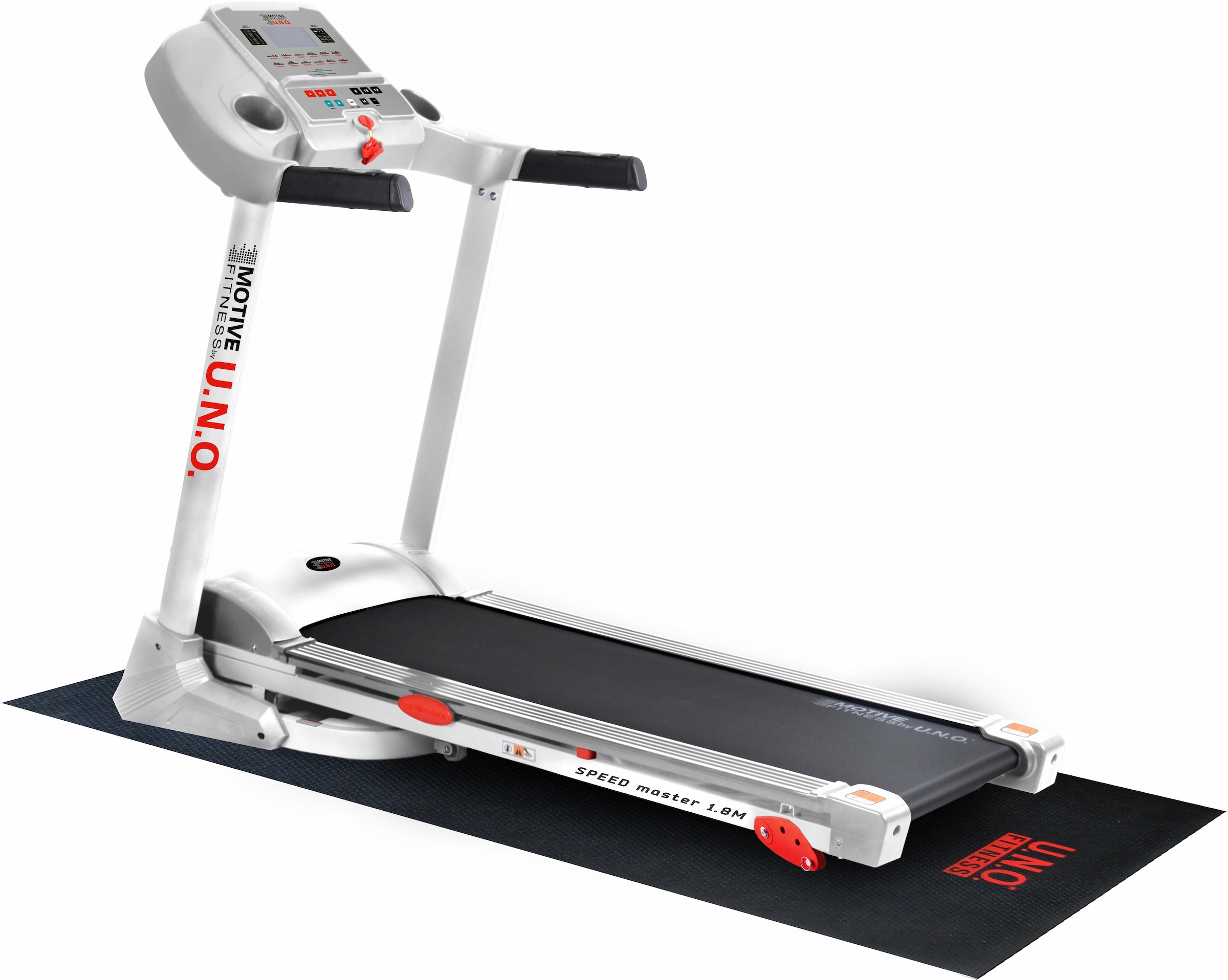 Robert Dyas Motive Fitness MOTIVEfitness by UNO Speedmaster 1.8M Manual Incline Treadmill - White