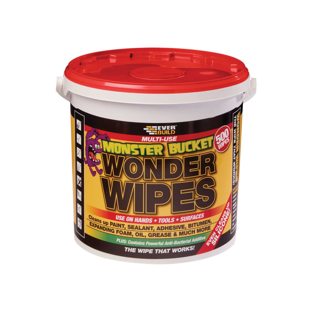 Everbuild Wonder Wipes (Tub of 500)