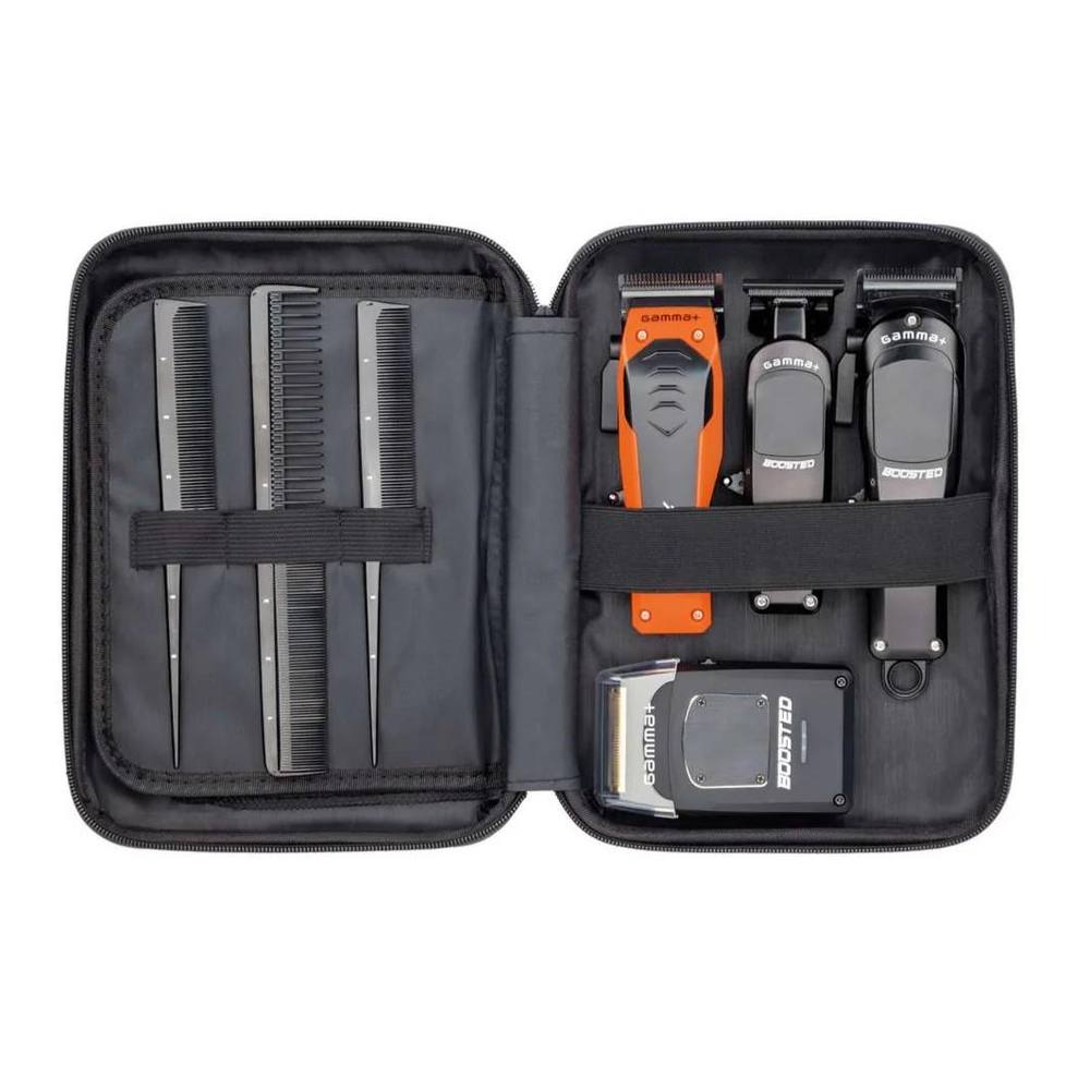 GAMMA+ Professional Travel Case for Barber Tools in Black