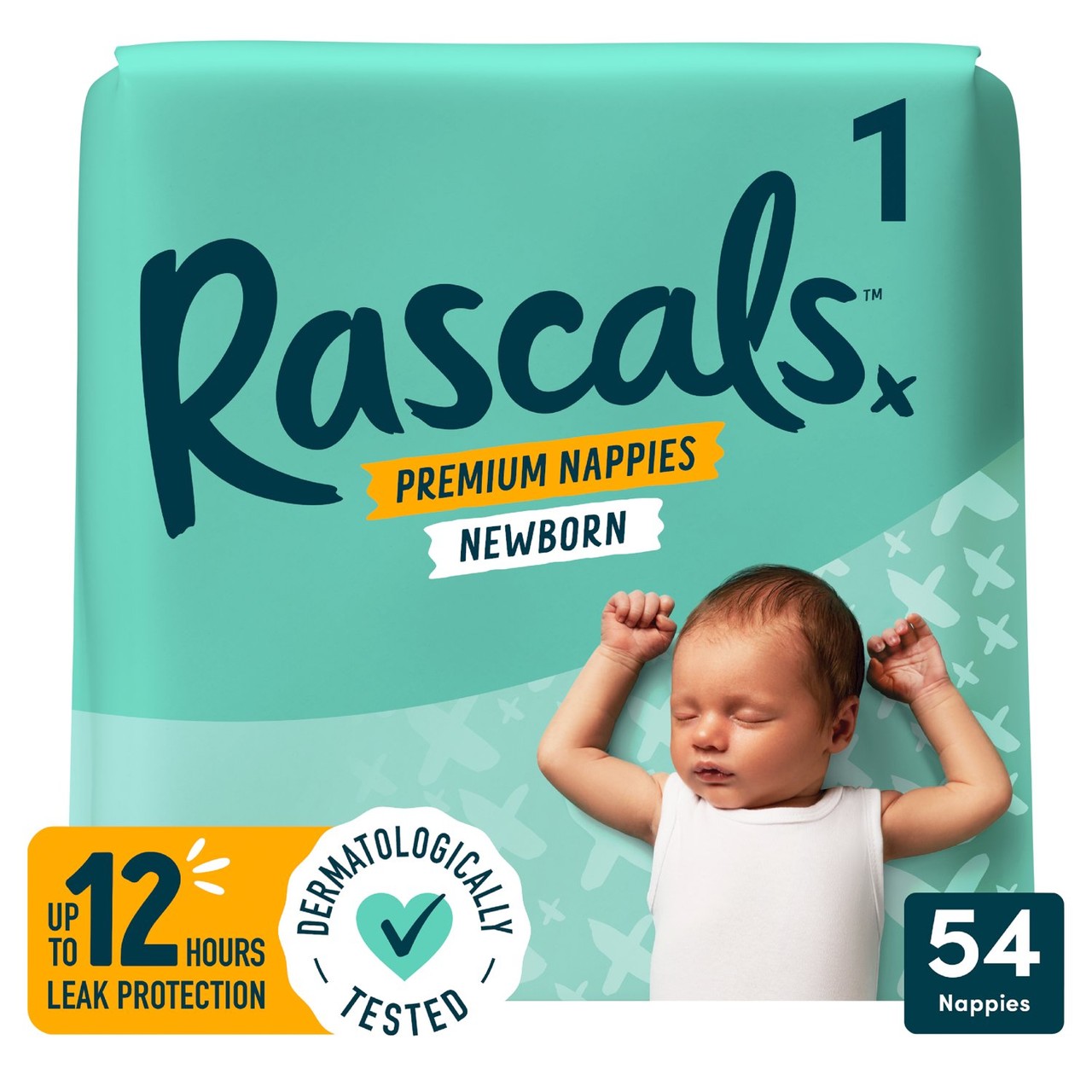 Rascals Premium Size 1 Nappies