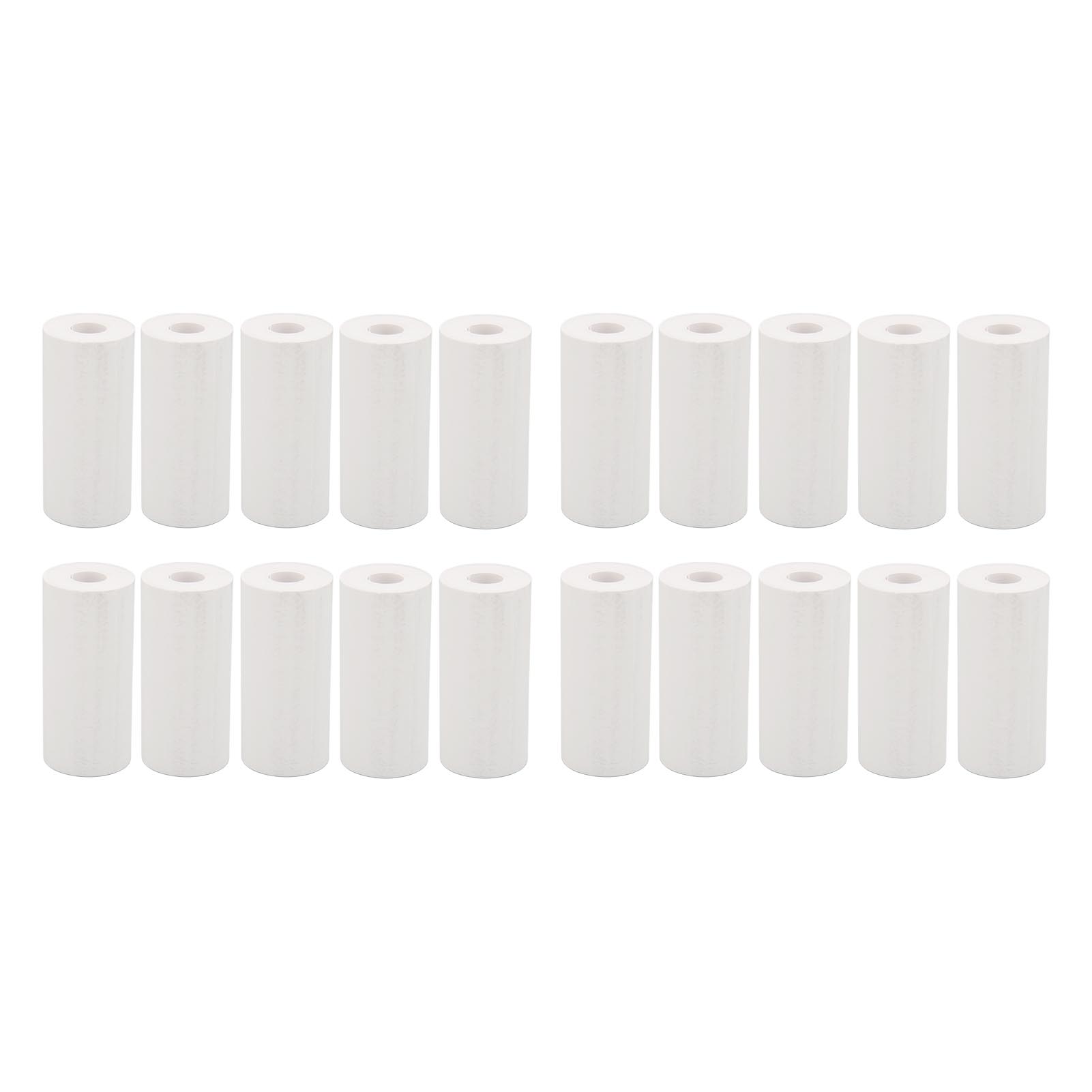 ZEBLAZE 20 Rolls Thermal Printer Paper Professional 57x25mm White Mini Printing Paper for Printer