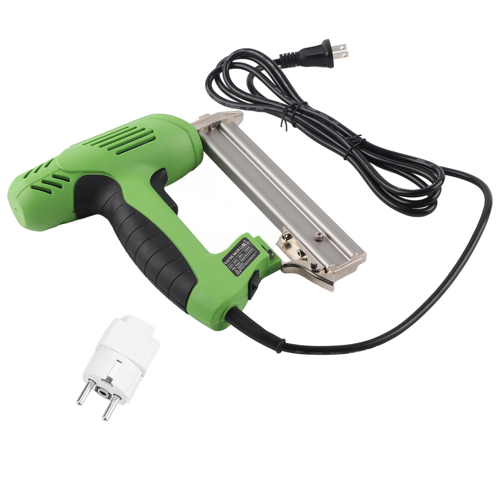 Crystal Electric Nailer Nail Gun Hand Operated Nailing Tool for Furniture Woodworking