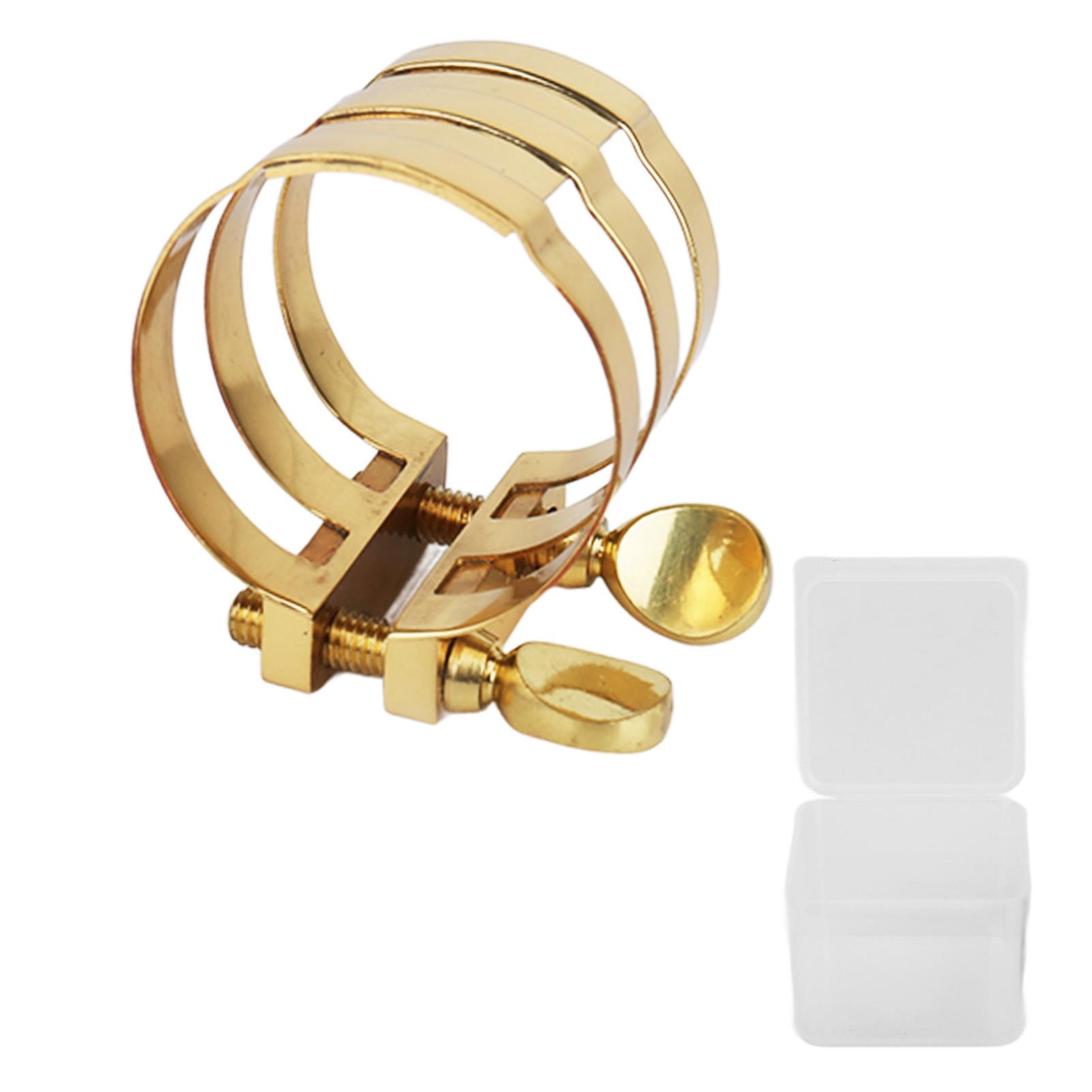 Fishine Alto Saxophone Ligature Mouthpiece Fastener Sax Clip Musical Instrument Parts Accessories
