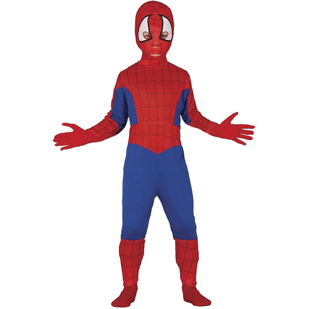 Fiesta Guirca Guirca  Spider Costume for Children Aged 10 - 12 Years Blue and Red