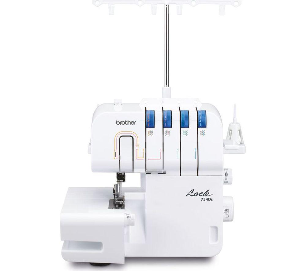 Brother 734DS Overlocker Machine, White