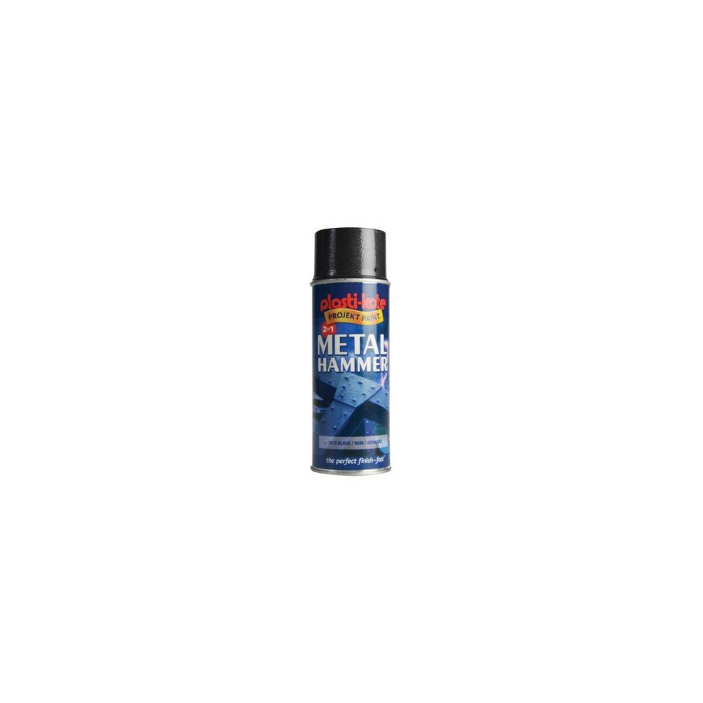 Metal Paint Hammer Spray Black 400Ml