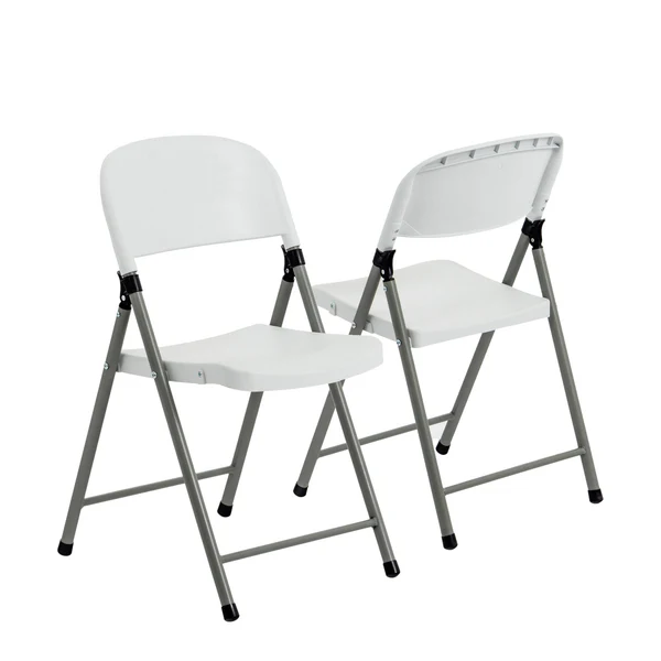 Harbour Housewares Steel Folding Chair white