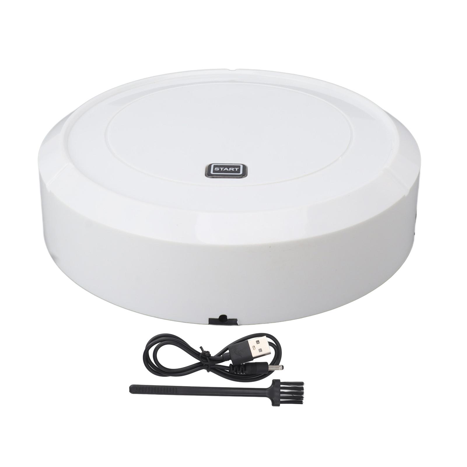Health & Beauty PRODUCT Robotic Vacuum Cleaner Strong Suction Automatic Self Charging Intelligent Sweeping Robot White