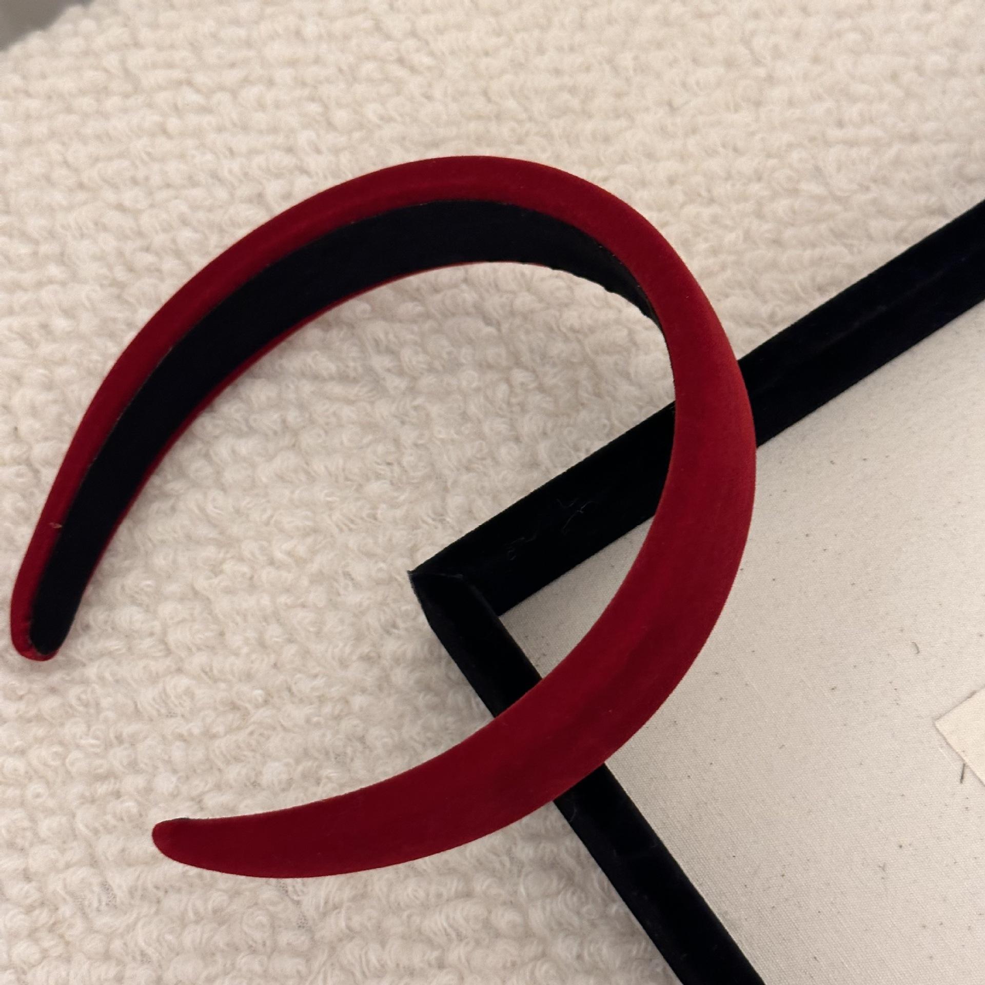 Mango Event Headbands for women girl hair bands korean accessories hoop fascinators elegant Headdress vintage 2023 popular new in Gift black 3CM