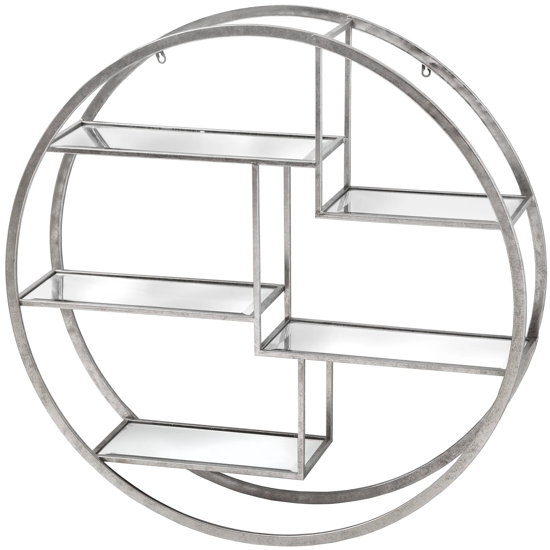 Hill Silver Round Wall Shelving Unit - Hill Interiors