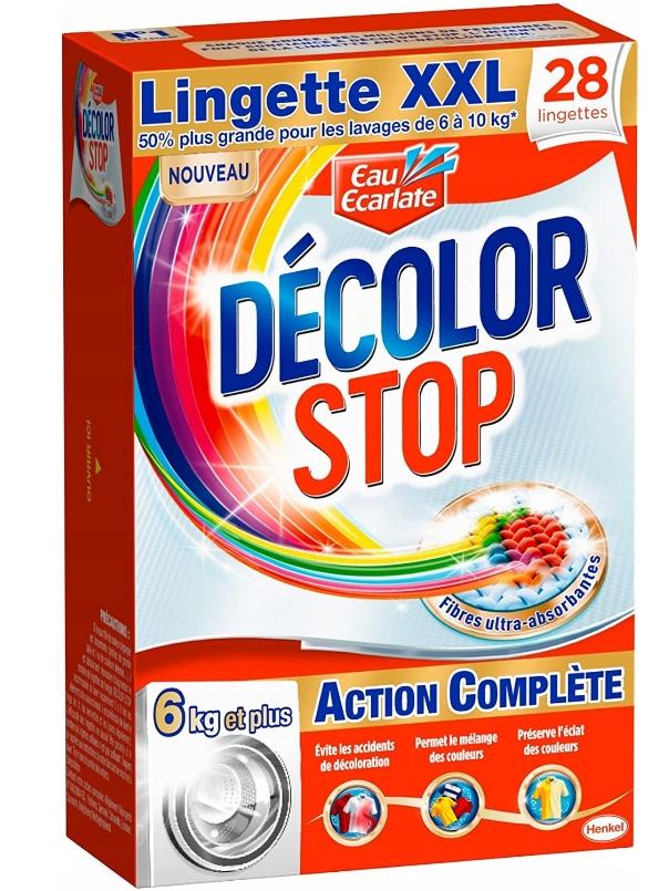 DECOLOR STOP , Action Complete Anti-Color Laundry Wipes, 28 pcs.