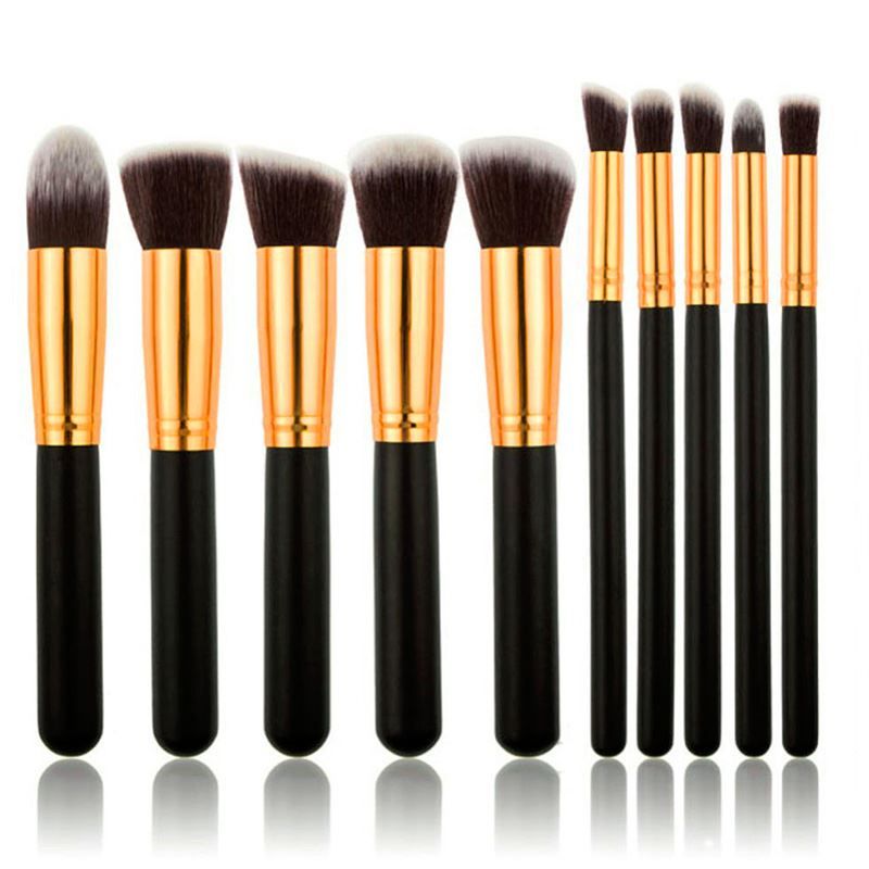 Technique PRO Makeup Brush Set - Black/Gold