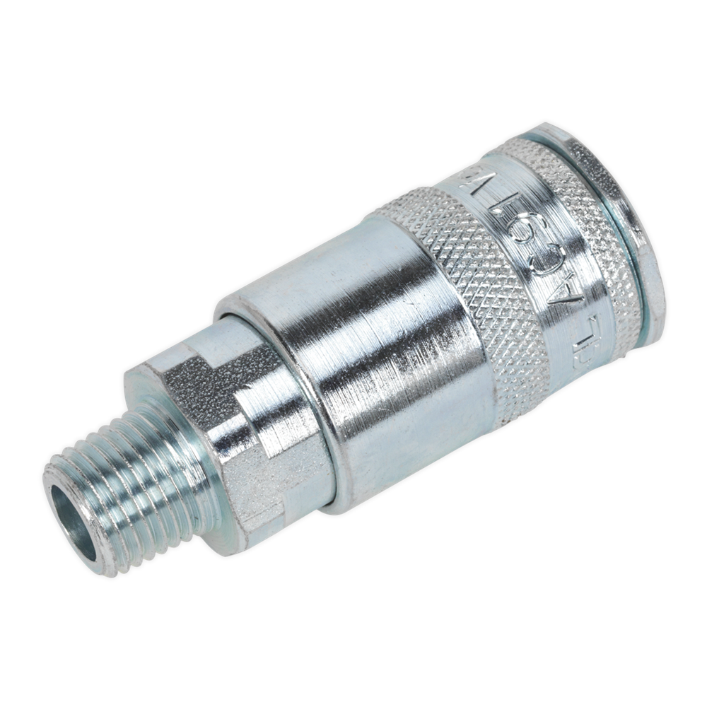 Sealey AC16BP Coupling Body Male 1/4"BSPT Pack of 50