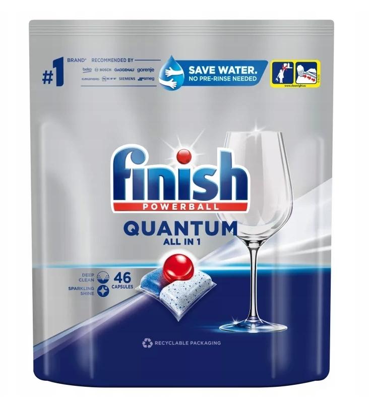 MANADA - HomeCare Finish Quantum Fresh Dishwasher Capsules, 46 pcs.