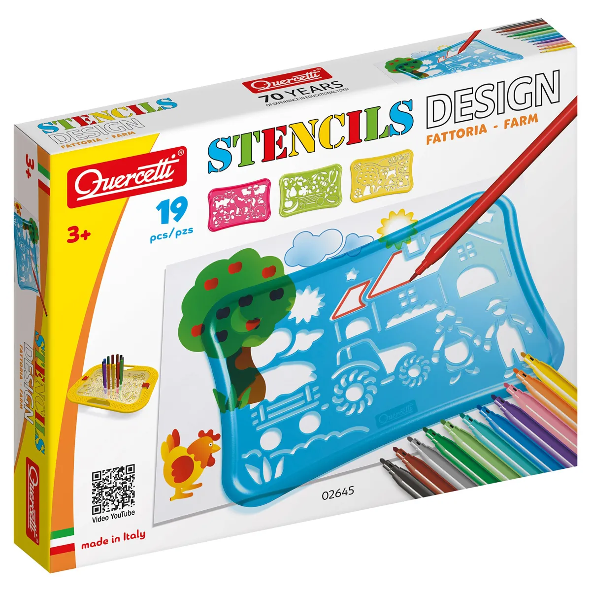 Quercetti Stencils Design Farm