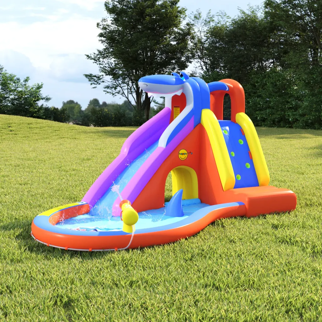 Happy Hop vidaXL Inflatable Water Slide with Splash Pool 450x320x240 cm PVC