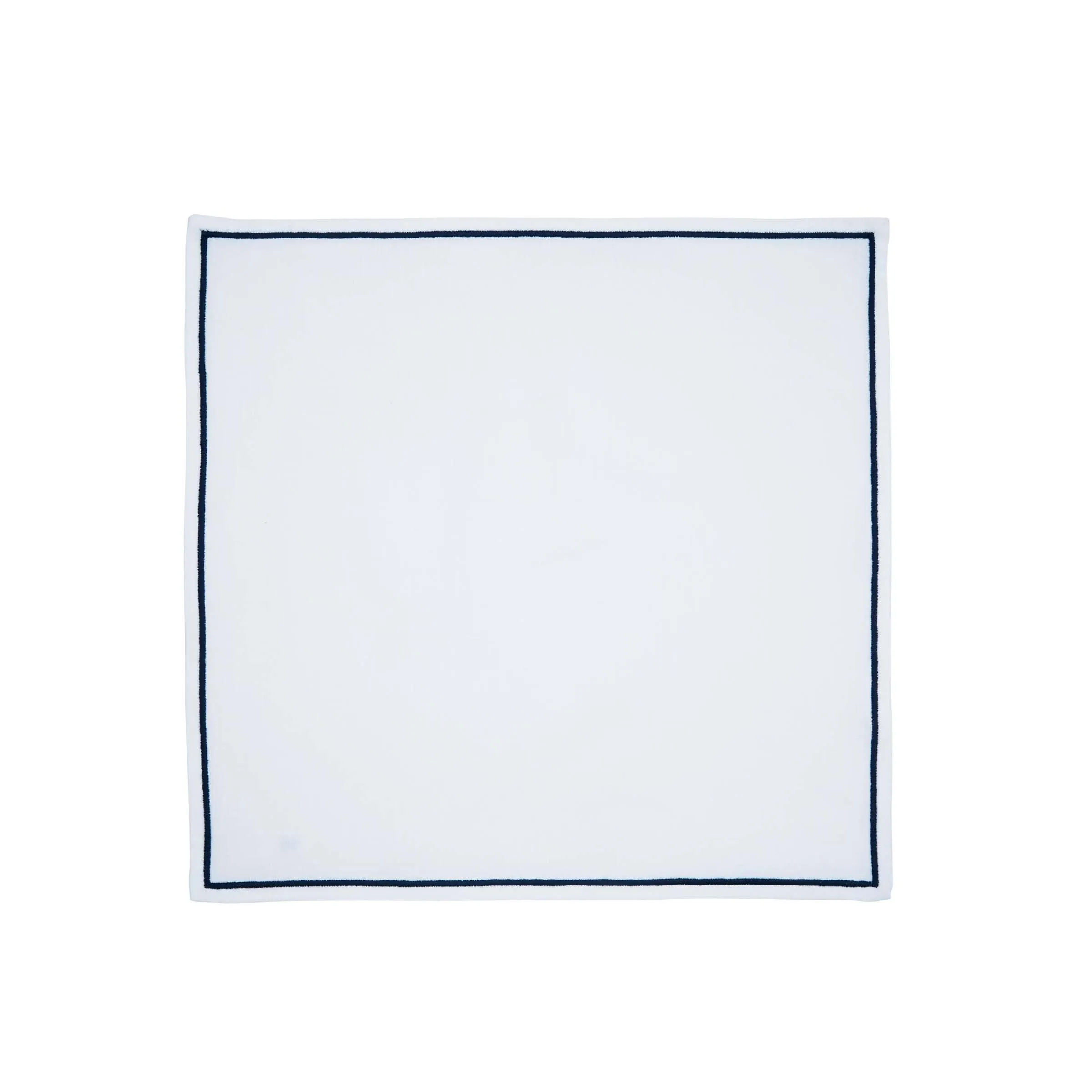 Bedeck Of Belfast Morsan Embroidered Napkins, Midnight Navy