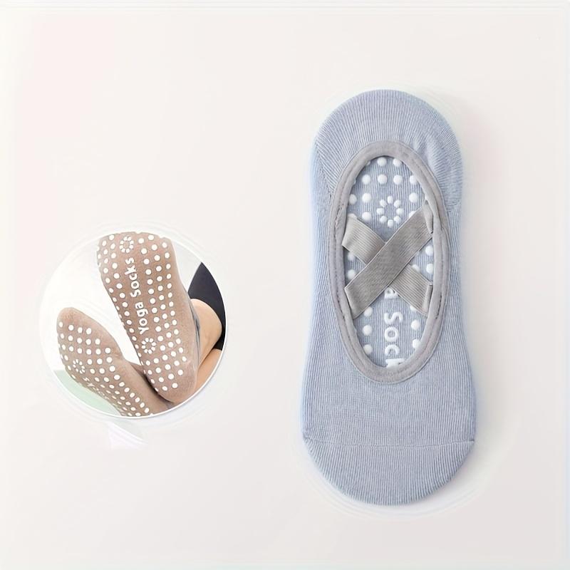 SZwatch 1 Pair of Women's Yoga Socks, Yoga Ballet Pilates, Sports Socks Women's Indoor Fitness Non Slip Silicone Socks, Pilates Socks for Beginners Dancing